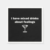 僕は飲み方が感覚だ スタンダードカクテルナプキン (正面)