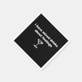 僕は飲み方が感覚だ スタンダードカクテルナプキン (角)