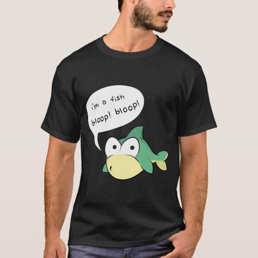 僕は魚のブループ音 Tシャツ (正面)