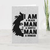 僕は黒人でアフロダース・グレーの父の日だ カード (正面)