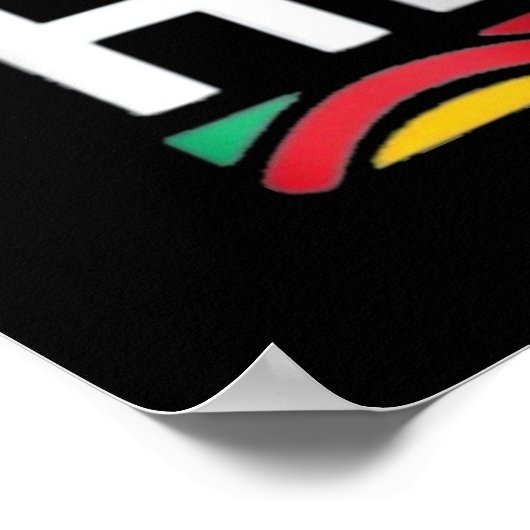 僕は黒人の歴史アフリカ系アメリカ人だ ポスター (角)