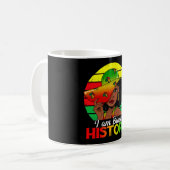 僕は黒人の歴史アフリカ系アメリカ人 コーヒーマグカップ (正面左)