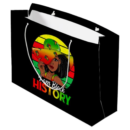僕は黒人の歴史アフリカ系アメリカ人 ラージペーパーバッグ (裏面アングル)