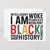 僕は黒人歴史だ ポストカード (正面/裏面)