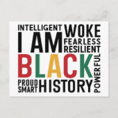 僕は黒人歴史だ ポストカード (正面)