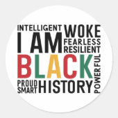 僕は黒人歴史だ ラウンドシール (正面)