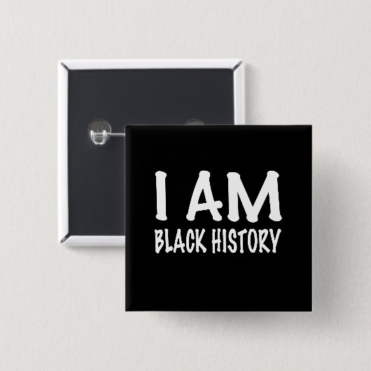 僕は黒人歴史だ 缶バッジ (正面&裏面)