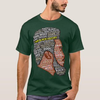 僕は黒人歴史の黒人だ Tシャツ
