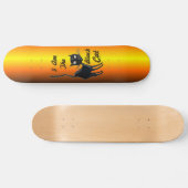 僕は黒猫スケートボード スケートボード (横)