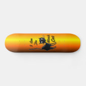 僕は黒猫スケートボード スケートボード (横)