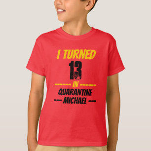 僕は13歳になって検疫にシャツを着た Tシャツ