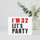 僕は32レッツパーティー インビテーションポストカード (スタンド正面)