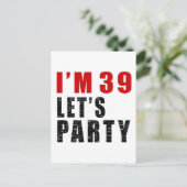 僕は39レッツパーティー インビテーションポストカード (スタンド正面)