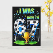 僕は6歳だった 今はサッカー67 六七のドリップミーム カード (黄色い花)