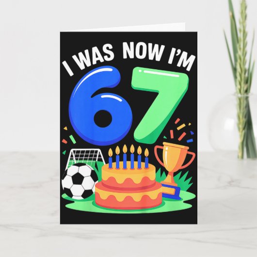 僕は6歳今は7歳 サッカー67 _3 カード (正面)