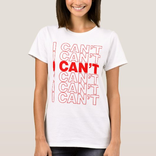 僕はTシャツが着られない Tシャツ (正面)