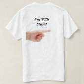 僕はTシャツが馬鹿だ Tシャツ (デザイン裏面)