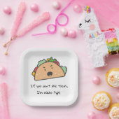 僕もしがナチタイプのタコスが嫌いおもしろい ペーパープレート (パーティー)