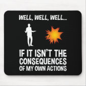 僕もしの行動の結果ではない マウスパッド (正面)