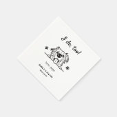僕もやるよ | ペットネーム可愛い結婚犬 スタンダードカクテルナプキン (角)