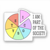 僕も同会に所属している シール (正面)