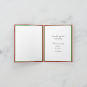 僕も恋しく思ハートの半ばの文字 カード (内部)