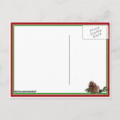 僕も恋しく思ハートの半ばの文字 シーズンポストカード (裏面)