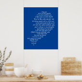 僕も恋しく思ハートの半分で文字 ポスター (キッチン)