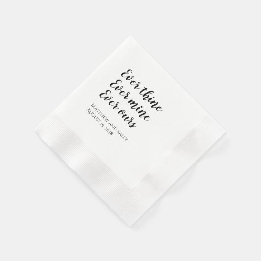 僕らのナプキンを今まで見た結婚事がない 縁ありカクテルナプキン (角)