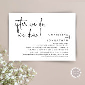 僕らは食った後は駆け落ち結婚ディナーを食う 招待状