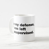 僕を弁護して監督を受け離れなかった コーヒーマグカップ (正面左)