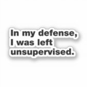 僕を弁護して監督を受け離れなかった シール (正面)