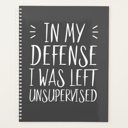 僕を弁護して監督を受け離れなかった プランナー手帳 (正面)