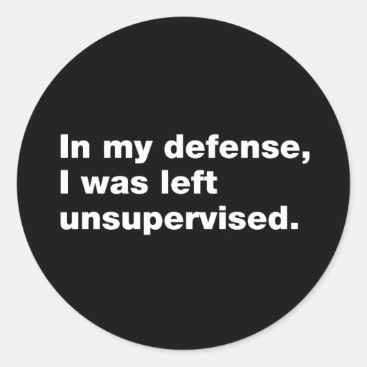 僕を弁護して監督を受け離れなかった ラウンドシール (正面)