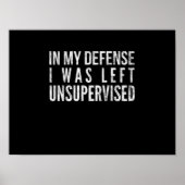 僕を弁護して監督を離れ受けなかった ポスター (正面)