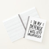 僕を弁護して離れ監督せおもしろいぬ ノートブック (内部)