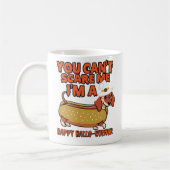 僕を怖がらせるわけにはいかん、僕は幸福な金を手に入れた コーヒーマグカップ (左)