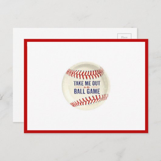 僕を球場のはがきに連れて行ってくれ ポストカード (正面/裏面)