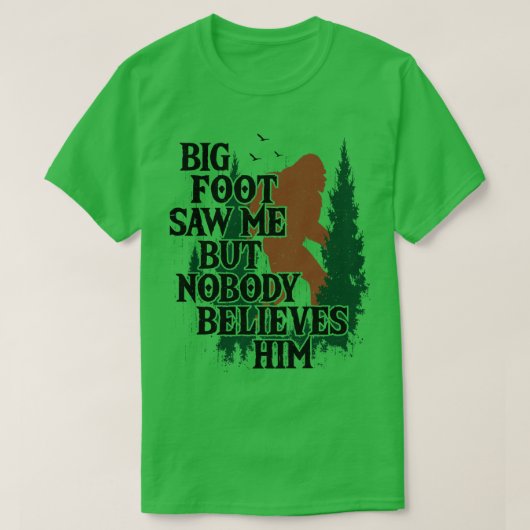 僕を見たが誰も彼を信じない Tシャツ (デザイン正面)