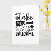 僕を野球に連れて行ってくれ カード (黄色い花)