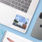 僧と仏像 シール (ノートパソコンとiPhone)