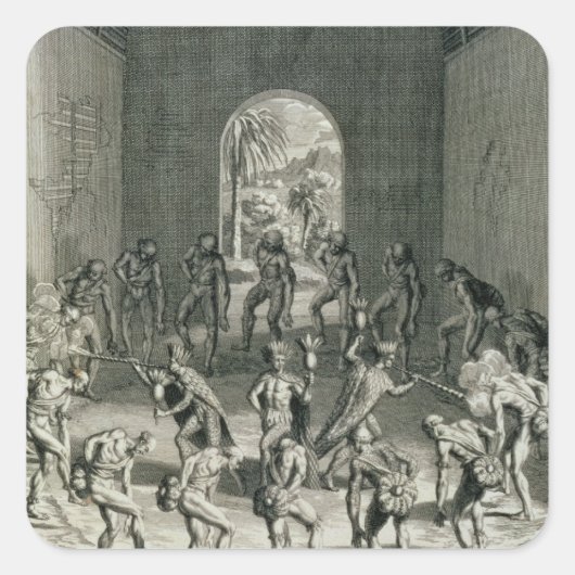 僧侶が床をカリブの盛り上げる方法 スクエアシール (正面)