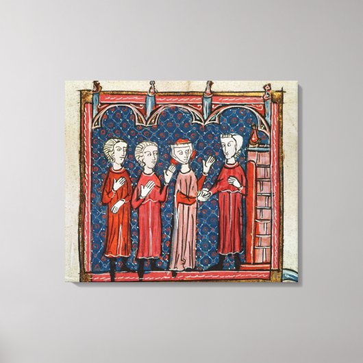 僧侶の行う秘密及び罪 キャンバスプリント (正面)