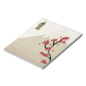 僧侶女性のメモ帳 ノートパッド (回転)