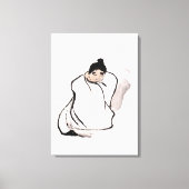僧 – 禅 キャンバスプリント (正面)