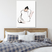 僧 – 禅 キャンバスプリント (インサイチュ (寝室))