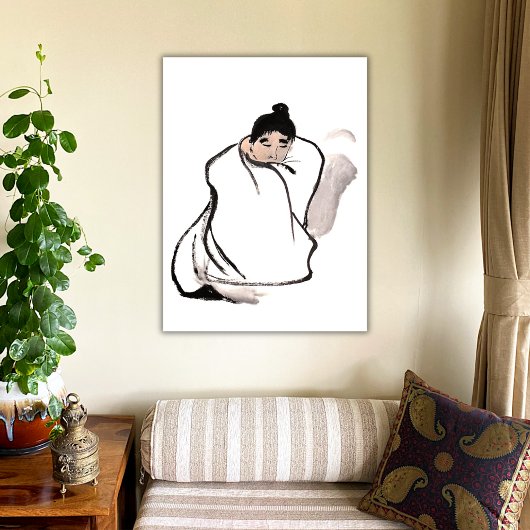 僧 – 禅 キャンバスプリント