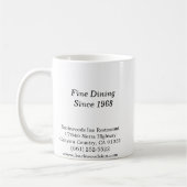 僻地のインのレストラン コーヒーマグカップ (左)