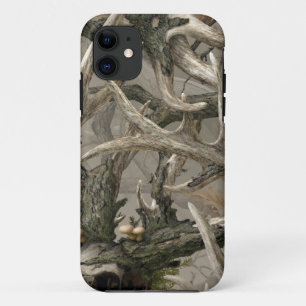 僻地のシカのスカルの迷彩柄 iPhone 11 ケース