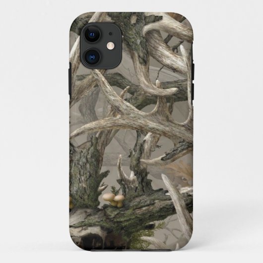 僻地のシカのスカルの迷彩柄 Case-Mate iPhoneケース (裏面)
